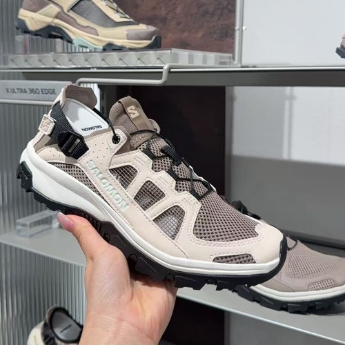 SALOMON萨洛蒙Techamphibian5网布织物防石稳固可折叠后跟溯溪鞋