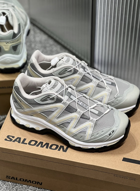 萨洛蒙SALOMON XT QUEST 山系户外登山徒步鞋男女款铁灰色绿雾灰