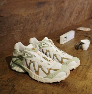 香草色 休闲运动跑步鞋 SALOMON萨洛蒙XT WHISPER联名百搭户外低帮