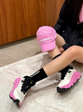 SALOMON萨洛蒙 Ultra Glide 3舒适柔软 低帮跑步鞋男女款紫色跑鞋