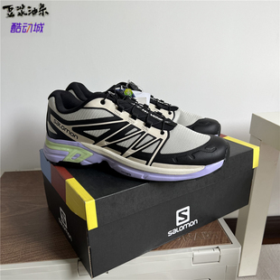 SALOMON WINGS 萨洛蒙灰紫低帮户外登山徒步鞋 414683