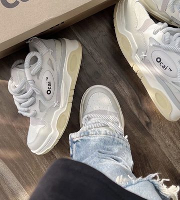 Ocai大面包鞋复古老爹滑板鞋