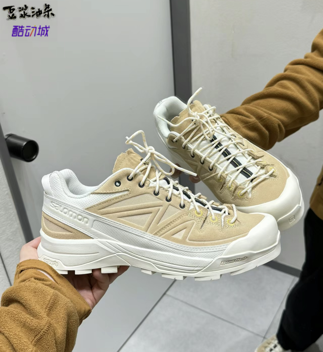 萨洛蒙户外徒步防护多地形工装鞋