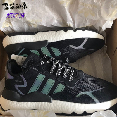 adidas三叶草夜行者缓震休闲鞋