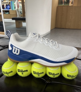 Wilson威尔胜RUSH PRO 4.5舒适低帮网球鞋男款 白蓝色龚俊同款