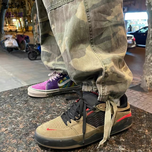 Nike休闲系带青年滑板鞋低帮