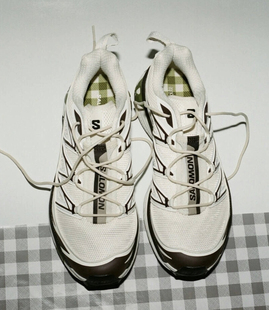 SALOMON萨洛蒙XT6米绿夏季网面款百搭舒适防滑耐磨低帮登山徒步鞋