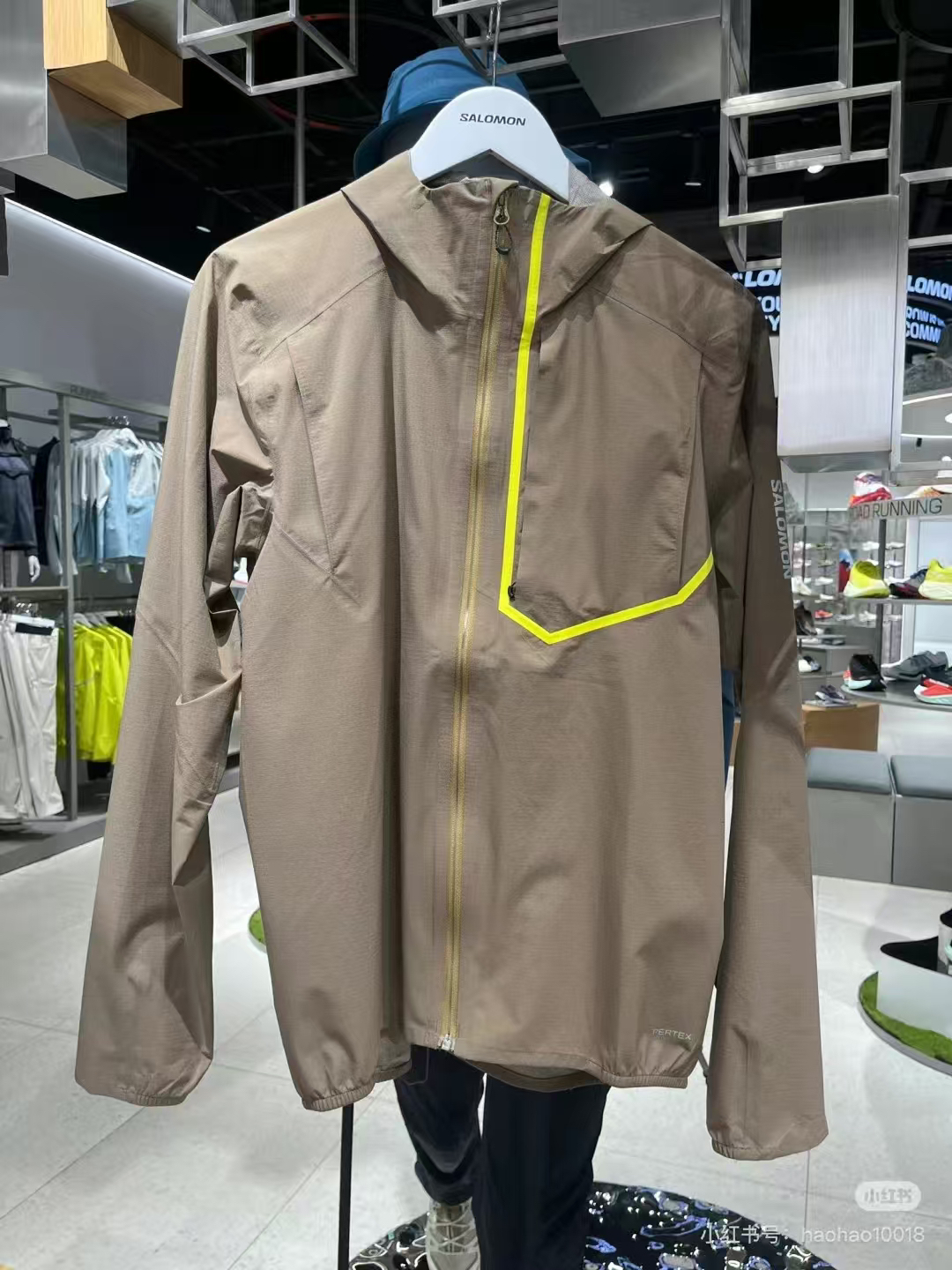 SALOMON 萨洛蒙春夏季户外登山徒步越野休闲机能冲锋衣防风防水
