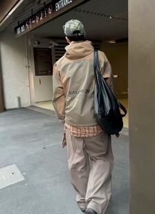 SALOMON萨洛蒙户外男女款防风防水透气冲锋衣外套SLATE GTX防水款