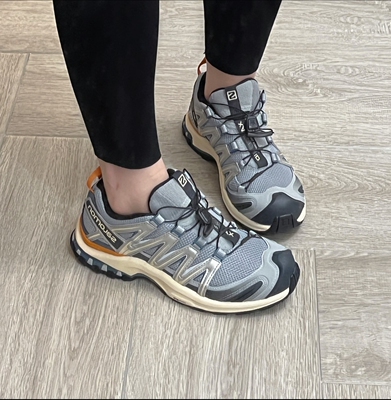 SALOMON萨洛蒙XA PRO 3D沙场灰春夏防滑舒适耐磨低帮户外登山鞋
