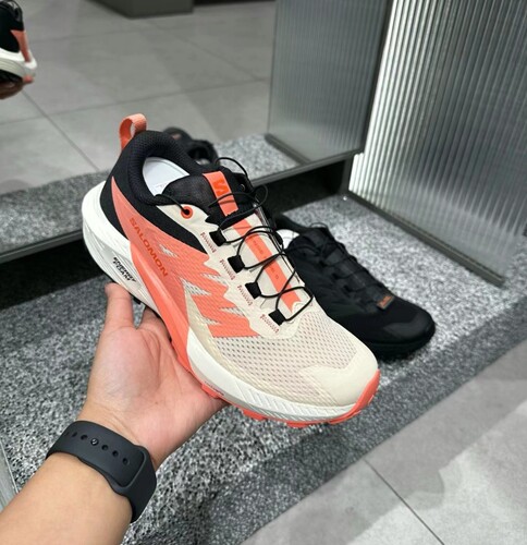 SALOMON SENSE RIDE 5萨洛蒙户外登山徒步越野跑鞋橘粉色