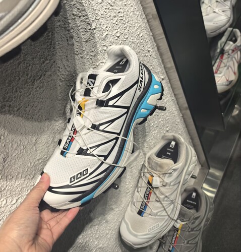 SALOMON萨洛蒙 XT-6 百搭舒适跑步鞋男女同款白黑蓝日本限定配色