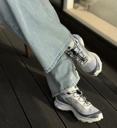 SALOMON XT6 FT萨洛蒙新款雾紫色春夏网面户外登山徒步百搭休闲鞋