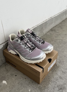 SALOMON萨洛蒙XT-PATHWAY粉紫色户外休闲跑步城市机能潮流运动鞋