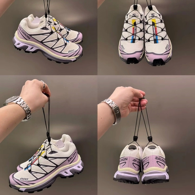 SALOMON XT6萨洛蒙时尚潮流休闲香芋绝绝紫户外登山徒步鞋 477376