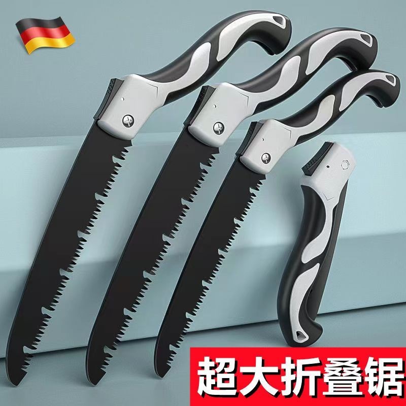 工艺快速手据手动据木r工锯折叠锯子锯树锯木神器钢锯特快加厚