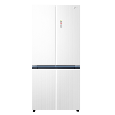 美的十字对开门527L微晶一周鲜