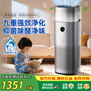 美 空气净化器家用除甲醛烟雾二手烟味加湿器净化一体机RX600Pro