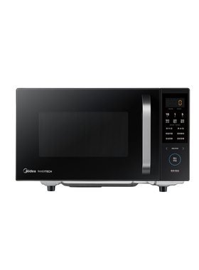 美的变频微波炉家用平板23L微烤一体机光波炉正品新款PC23M3