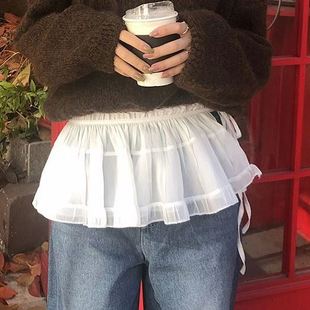 炸街冬款 半身裙区通勤新潮纯色别致正品 都市 11130 六1213韩国正品