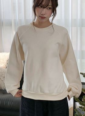 六1213韩国正品crys-tal683246 卫衣区通勤新潮纯色别致正品炸街