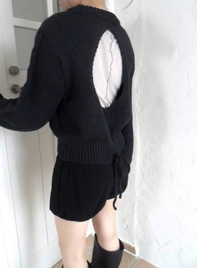 九1102韩国东大门毛衣区Murmuring-8687029韩版浪漫可爱舒适冬季