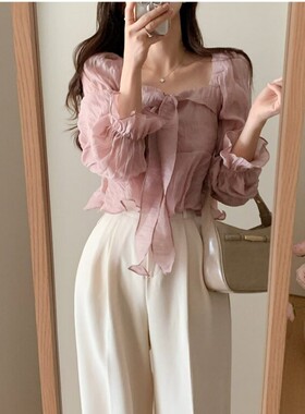 九0908韩国东大门衬衫-区crong-8636560知性人气欧美秋季清新通勤