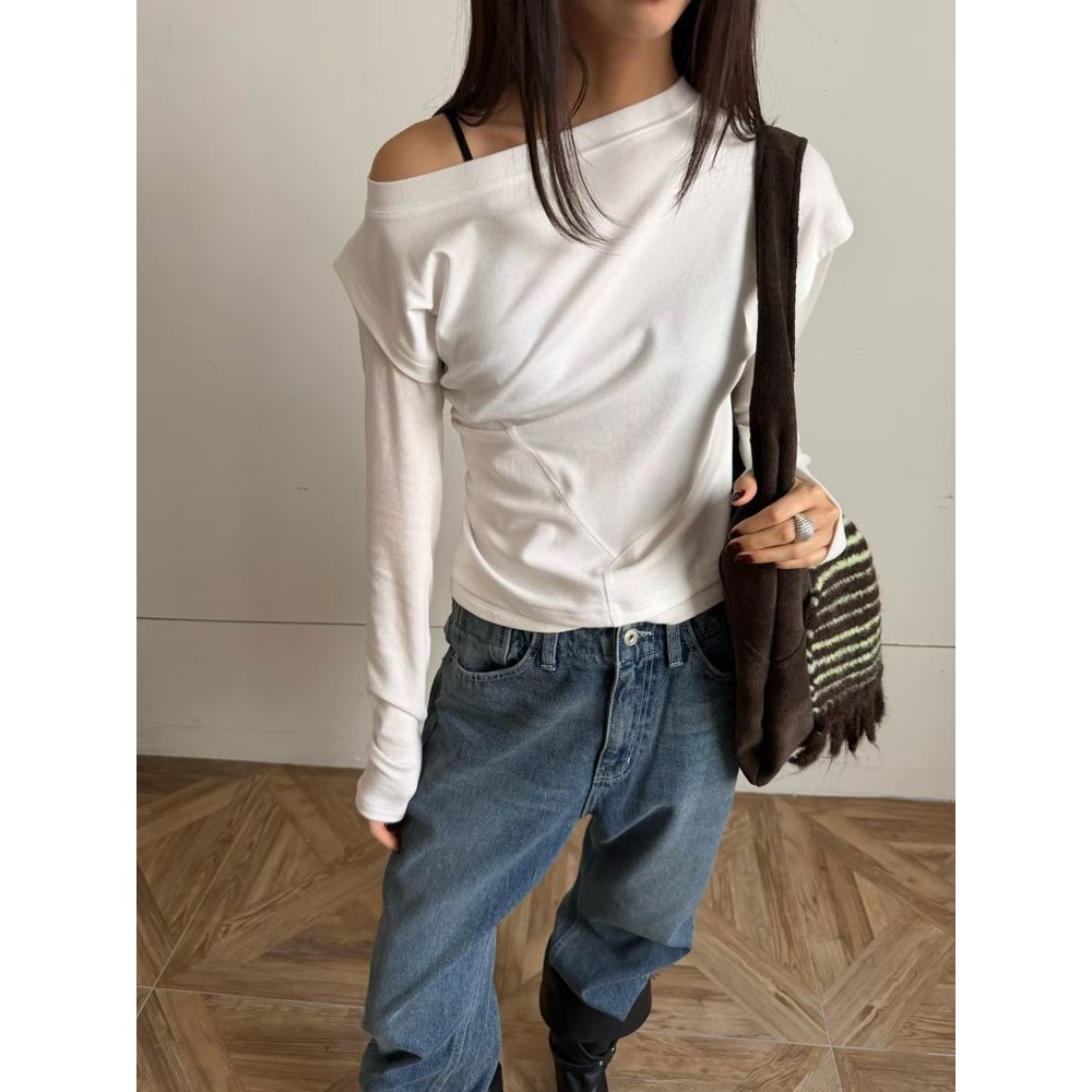 九1117韩国东大门t恤区BETTER-8700320通勤英伦纯色流行正品瑞丽