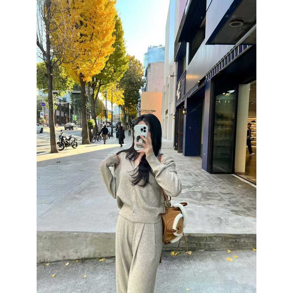 九1126韩国东大门套装区satine-8711430优雅冬款街舞新款个性直邮