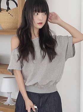 六0821韩国正品vin-vle-15364 卫衣区纯色魅力正品端庄夏款经典