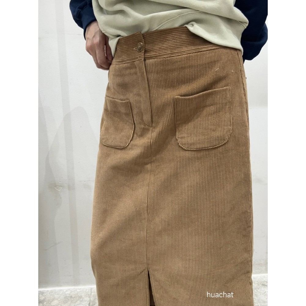 九1126韩国东大门户外半身裙1区Adorable-8710906浪漫纯色修身