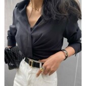 春季 8749047人气风格 学院通勤 区BARBABA 九0315韩国东大门衬衫