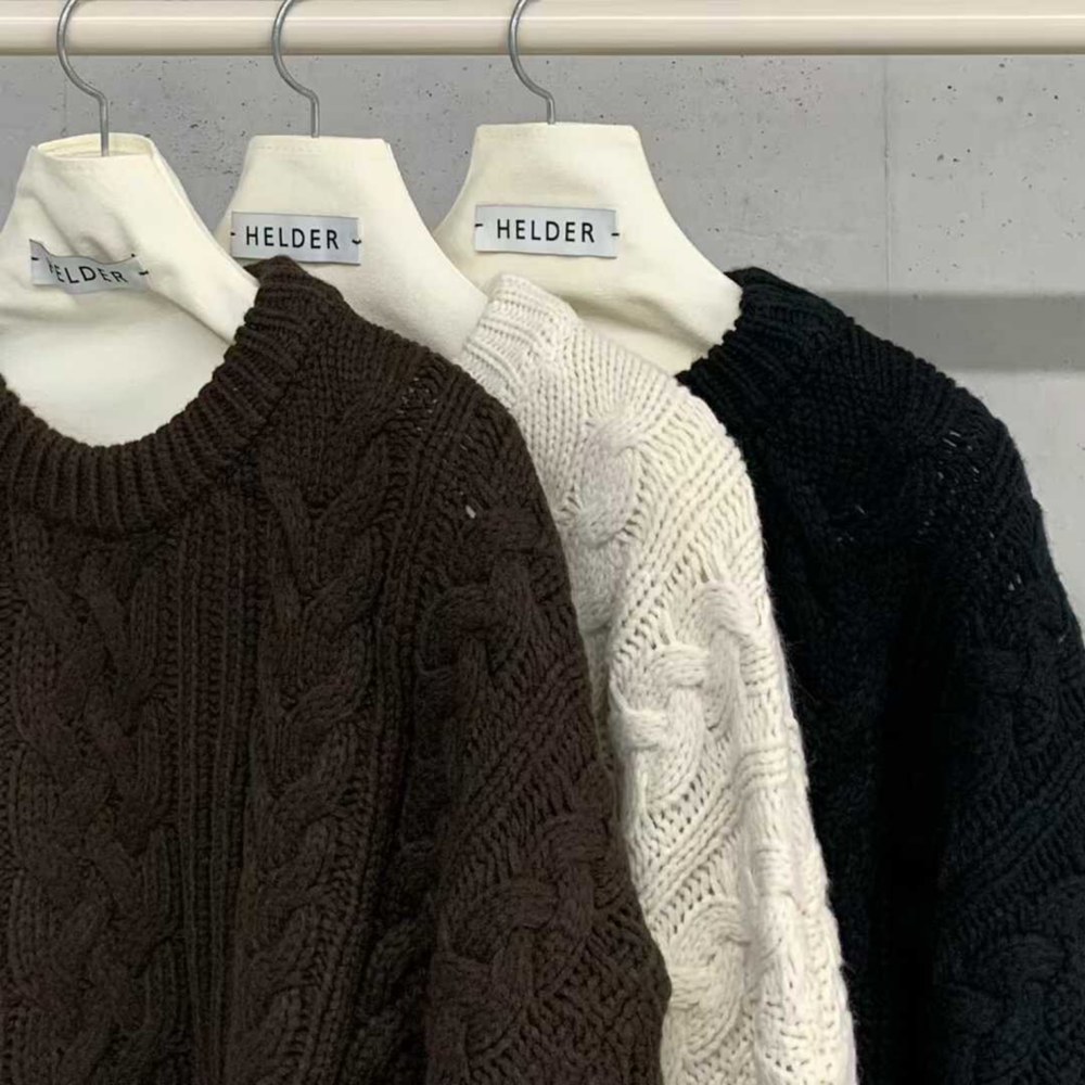 九1102韩国东大门毛衣区HELDER-8686553秋冬端庄韩版浪漫可爱舒适