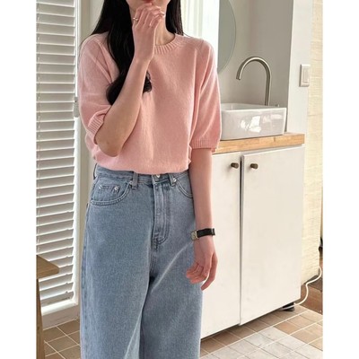 九0613韩国东大门运动牛仔裤区NOTTINGHAM-8556336清新通勤炸街