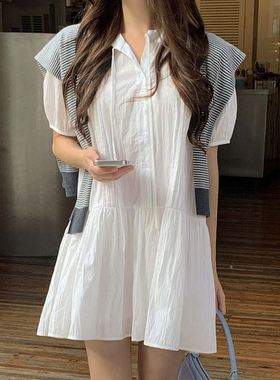 六0821韩国正品k-club--34856 连衣裙区简洁正品高档休闲复古直邮