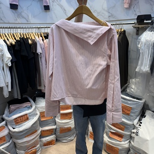 简约正品 冬季 大气 区4566991潮流可爱修身 八0317韩国东大门衬衫