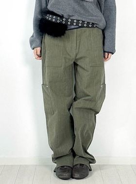 六1213韩国正品ulit-tleras-cal376 裤子区正品知性休闲学院直邮