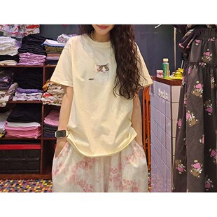 学院 春季 九0315韩国东大门t恤区abcd 8748681直邮原宿人气风格