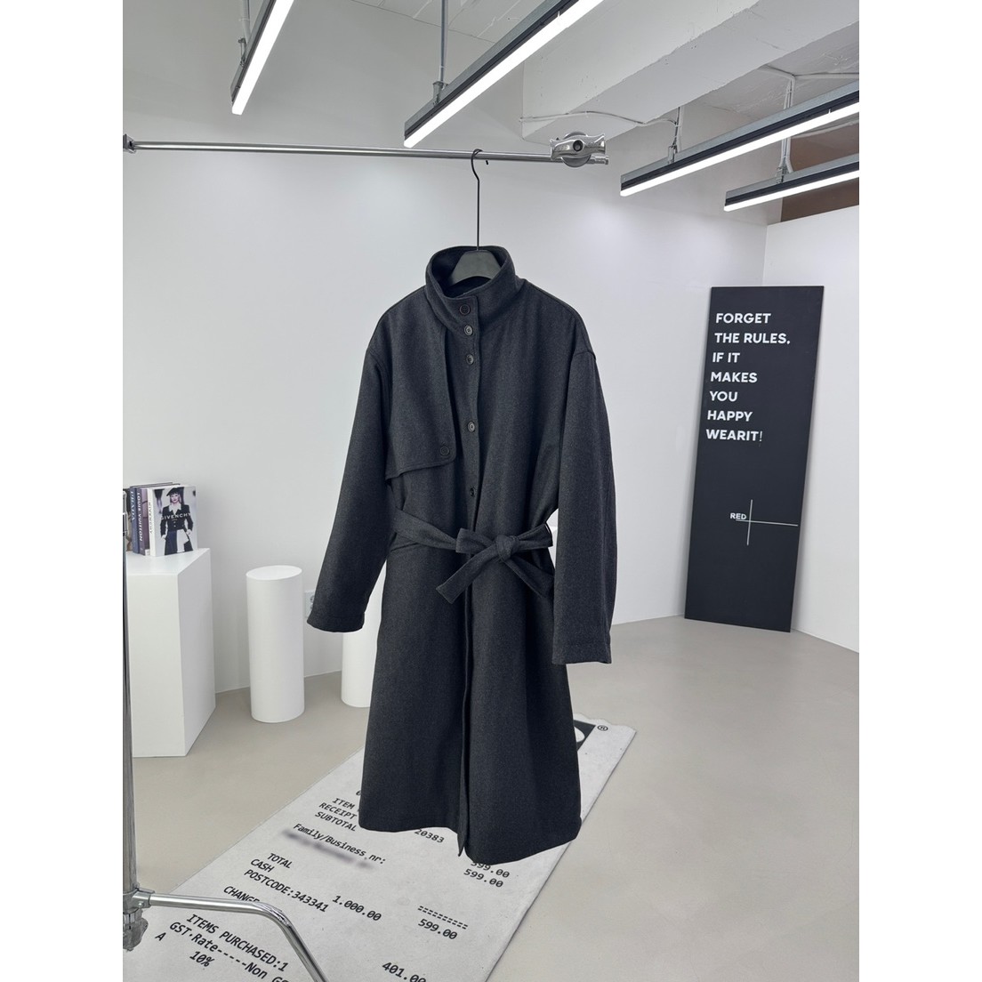 八1125韩国东大门运动瑜伽外套长款运动户外风衣区4498611秋冬