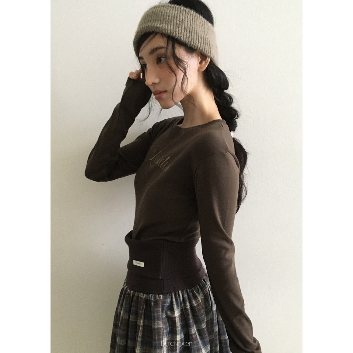 八1015韩国东大门运动瑜伽T恤区4461536别致人气简洁秋季都市通勤