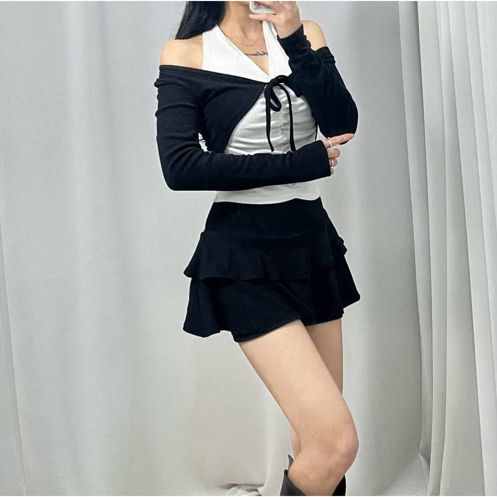 九1117韩国东大门t恤区GANJI-8699517时装甜美风格秋冬端庄韩版