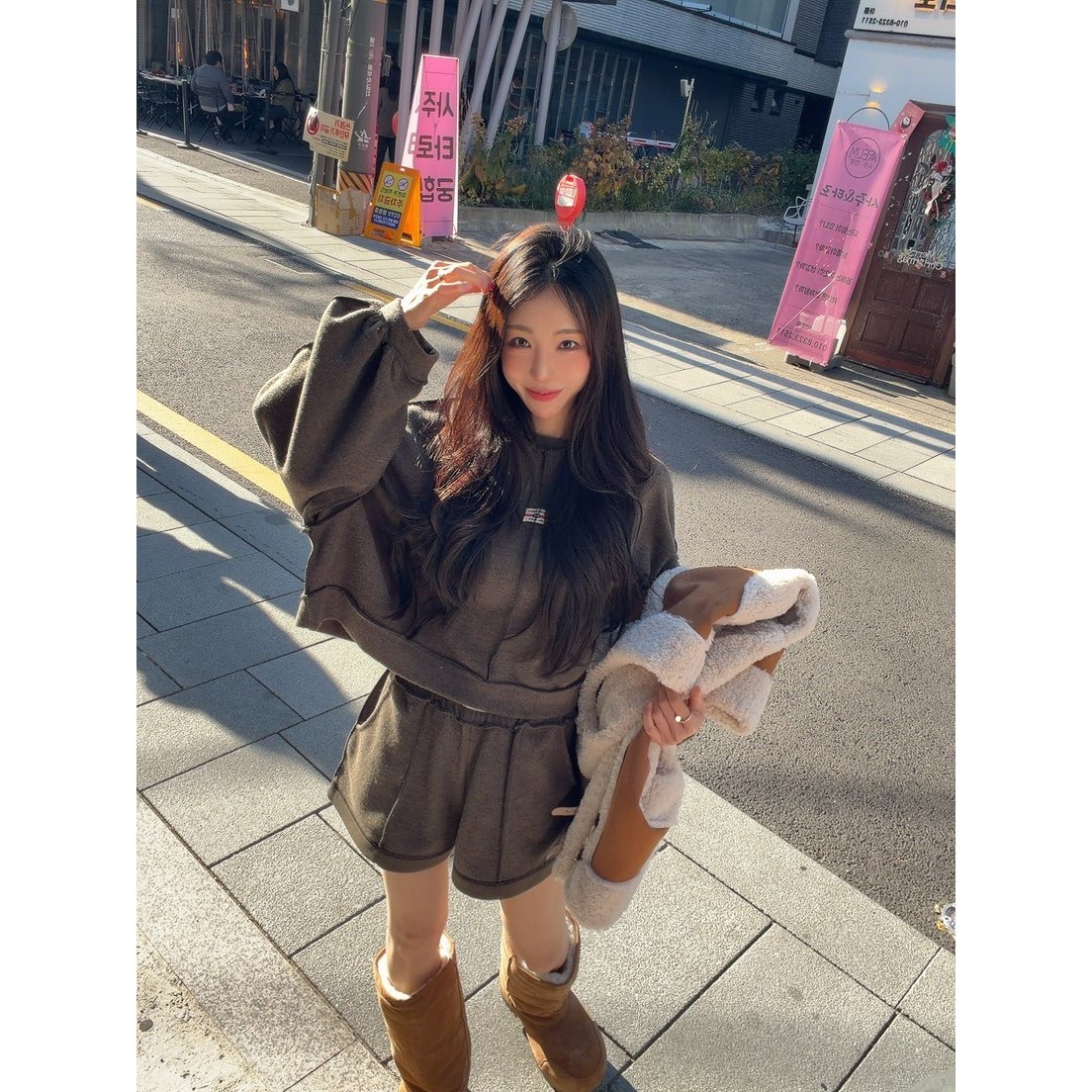 八1125韩国东大门运动户外卫衣区4499242潮流秋季端庄通勤简约