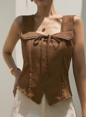 六0821韩国正品dab-agirl85583 背心区高端夏季街头正品别致休闲