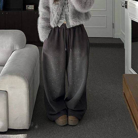 六1213韩国正品yon-ifit-14744 裤子区新潮纯色别致正品炸街冬款