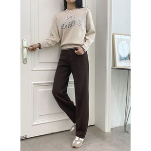 九0111韩国东大门休闲长裤区Vanilla-J-8736070时装人气复古春季