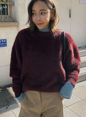 六1213韩国正品han-aun-n-i-190726 针织衫区流行秋冬优雅韩版