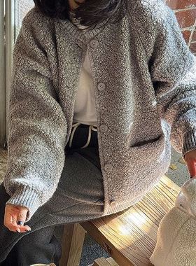 六1213韩国正品39664 针织衫区街头秋季时装通勤气质纯色高档正品