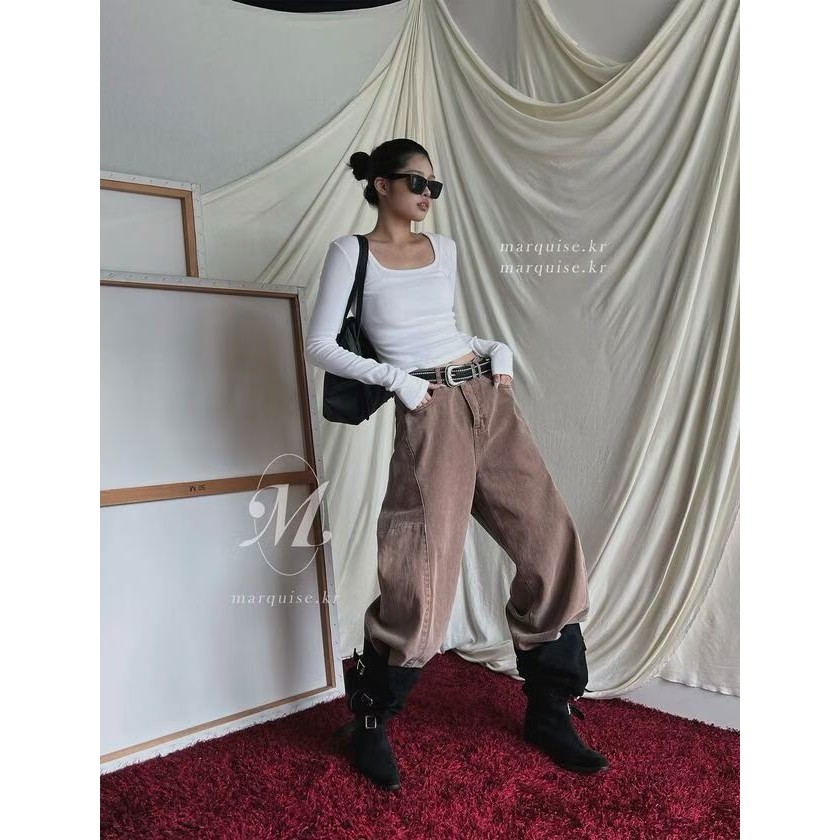 九1117韩国东大门t恤区SOLAR-8700104独特直邮高端甜美浪漫秋冬