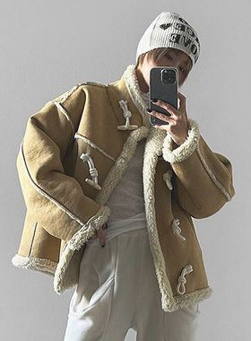 六1213韩国正品62226 外套区正品街舞冬款潮流新款洋气直邮简约