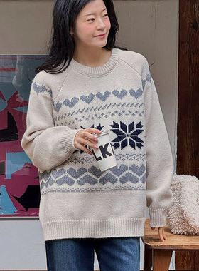 六1213韩国正品70537 针织衫区优雅韩版独特可爱个性冬季浪漫正品